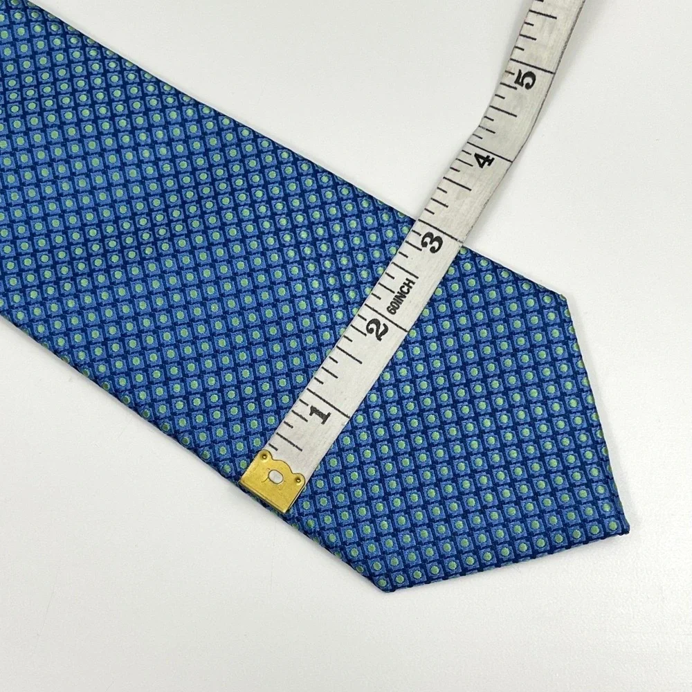 New Ted Baker London Neat Dot Silk Blend Tie in Blue
